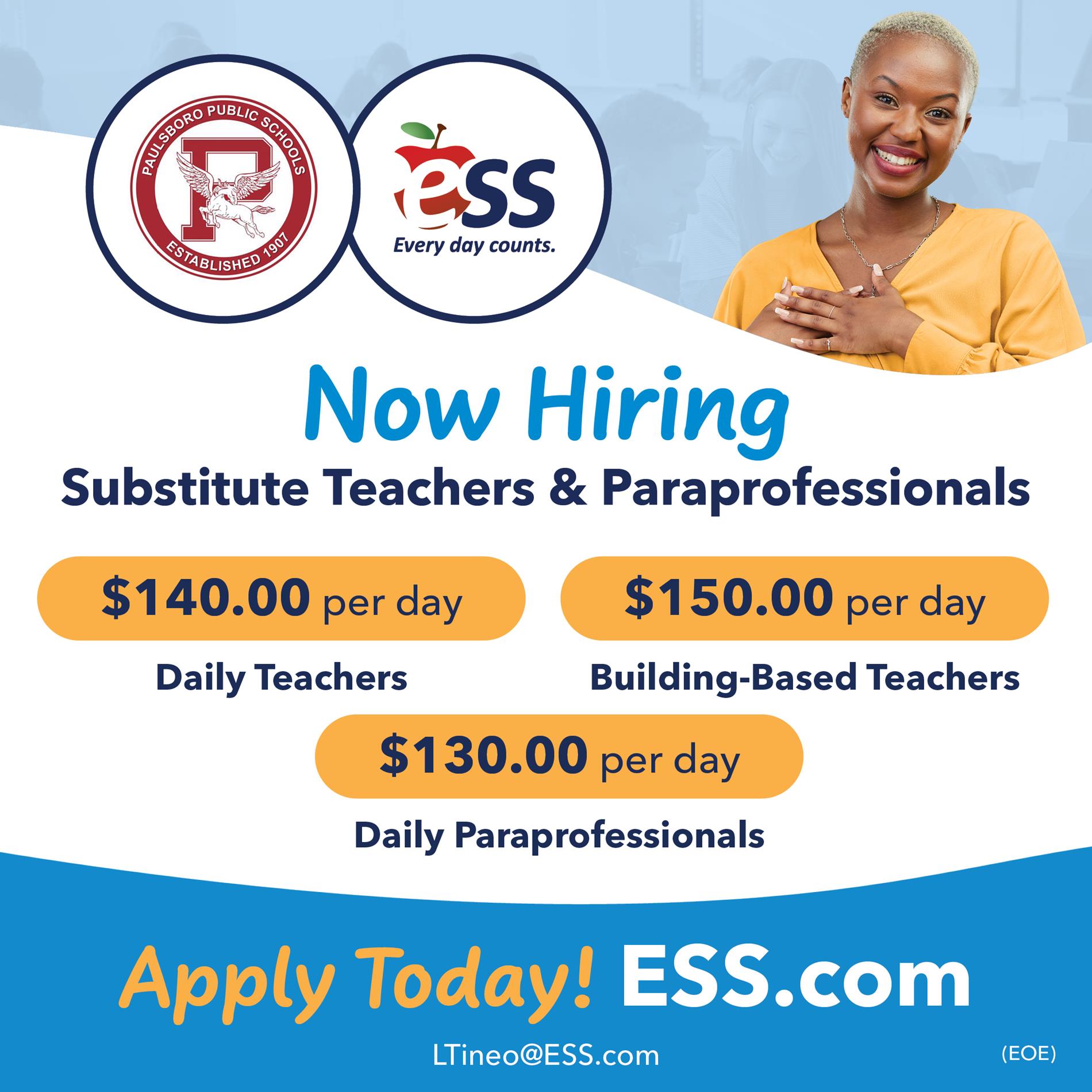 ESS Paulsboro Instagram Increased Pay Rates 01.26